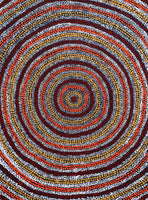 Aboriginal Art by Adrianna Nangala Egan, Yarla Jukurrpa (Bush Potato Dreaming) - Cockatoo Creek, 61x46cm - ART ARK®