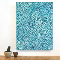 Aboriginal Artwork by Alana Nakamarra Gibson, Lukarrara Jukurrpa, 61x46cm