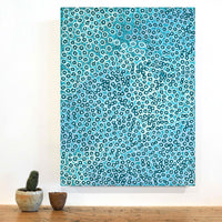 Aboriginal Artwork by Alana Nakamarra Gibson, Lukarrara Jukurrpa, 61x46cm