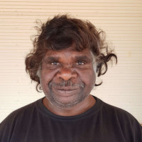 Aboriginal Artwork by Albury Jangala Dixon, Tingari Cycle, 30x30cm