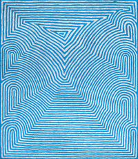 Aboriginal Artwork by Albury Jangala Dixon, Tingari Cycle, 107x91cm