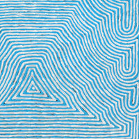 Aboriginal Artwork by Albury Jangala Dixon, Tingari Cycle, 91x91cm