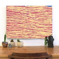 Aboriginal Artwork by Alice Nampitjinpa Dixon, Tali Tali - Sandhills, 70x50cm