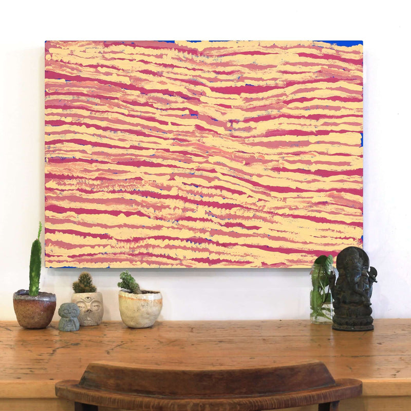 Aboriginal Artwork by Alice Nampitjinpa Dixon, Tali Tali - Sandhills, 70x50cm