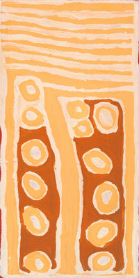 Aboriginal Artwork by Alice Nampitjinpa Dixon, Tali Tali - Sandhills, 80x40cm