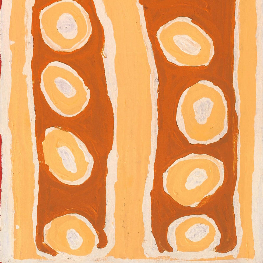 Aboriginal Artwork by Alice Nampitjinpa Dixon, Tali Tali - Sandhills, 80x40cm