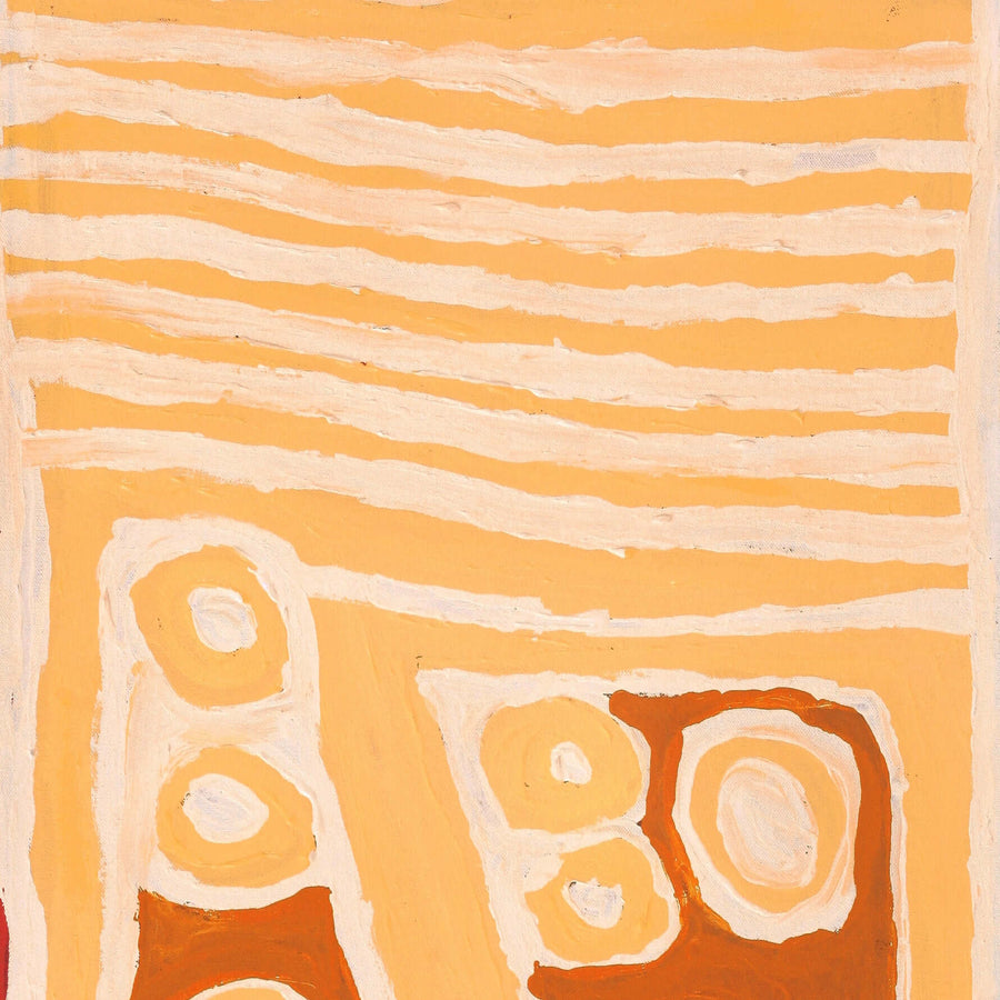 Aboriginal Artwork by Alice Nampitjinpa Dixon, Tali Tali - Sandhills, 80x40cm
