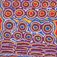 Aboriginal Artwork by Alice Nampijinpa Michaels, Lappi Lappi Jukurrpa, 30x30cm