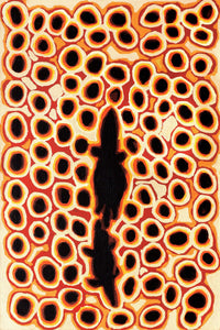 Aboriginal Artwork by Alice Nampitjinpa Dixon, Tjilkamala - Porcupine rockhole, 120x80cm