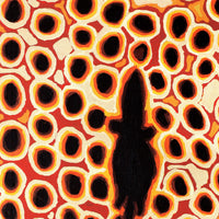 Aboriginal Artwork by Alice Nampitjinpa Dixon, Tjilkamala - Porcupine rockhole, 120x80cm