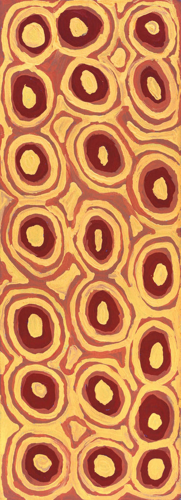Aboriginal Artwork by Alice Nampitjinpa Dixon, Takupalangu, 80x30cm