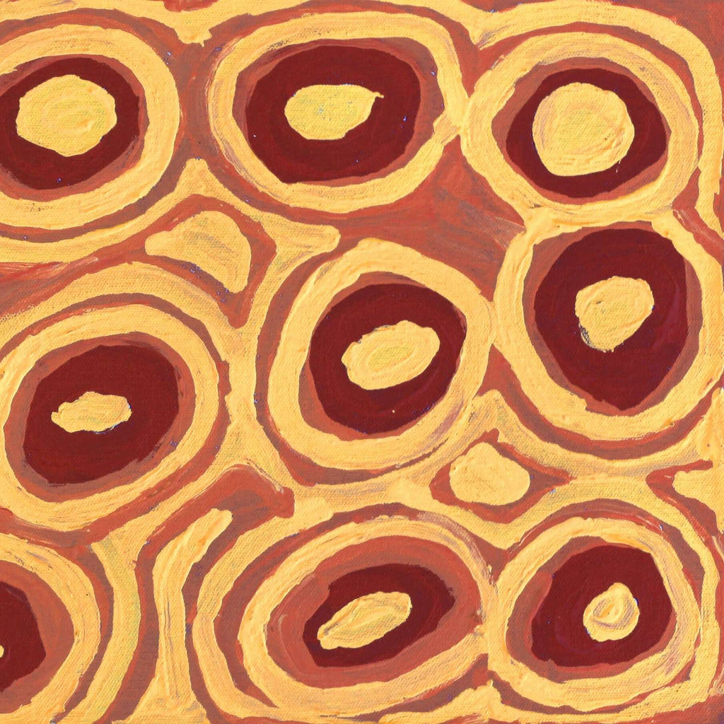 Aboriginal Artwork by Alice Nampitjinpa Dixon, Takupalangu, 80x30cm