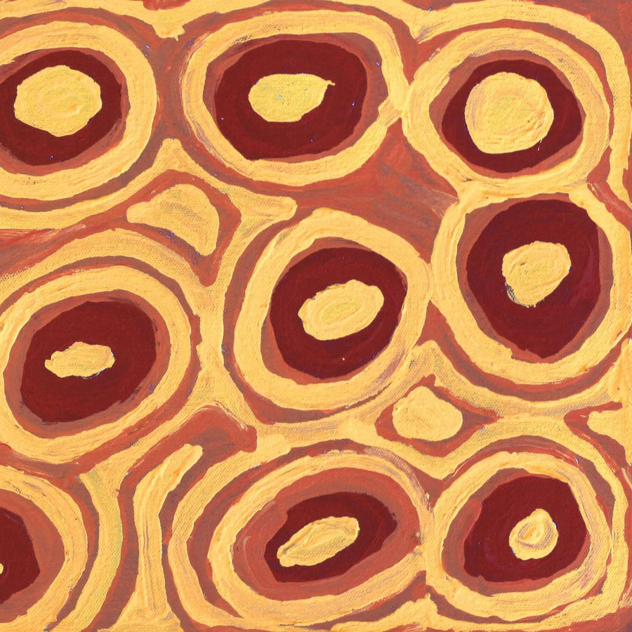 Aboriginal Artwork by Alice Nampitjinpa Dixon, Takupalangu, 80x30cm