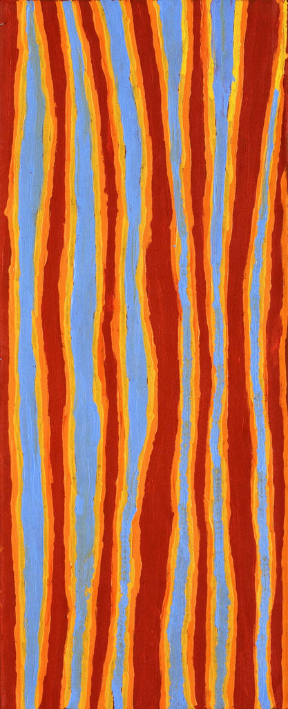 Aboriginal Artwork by Alice Nampitjinpa Dixon, Tali Tali - Sandhills, 100x40cm