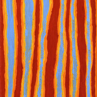 Aboriginal Artwork by Alice Nampitjinpa Dixon, Tali Tali - Sandhills, 100x40cm