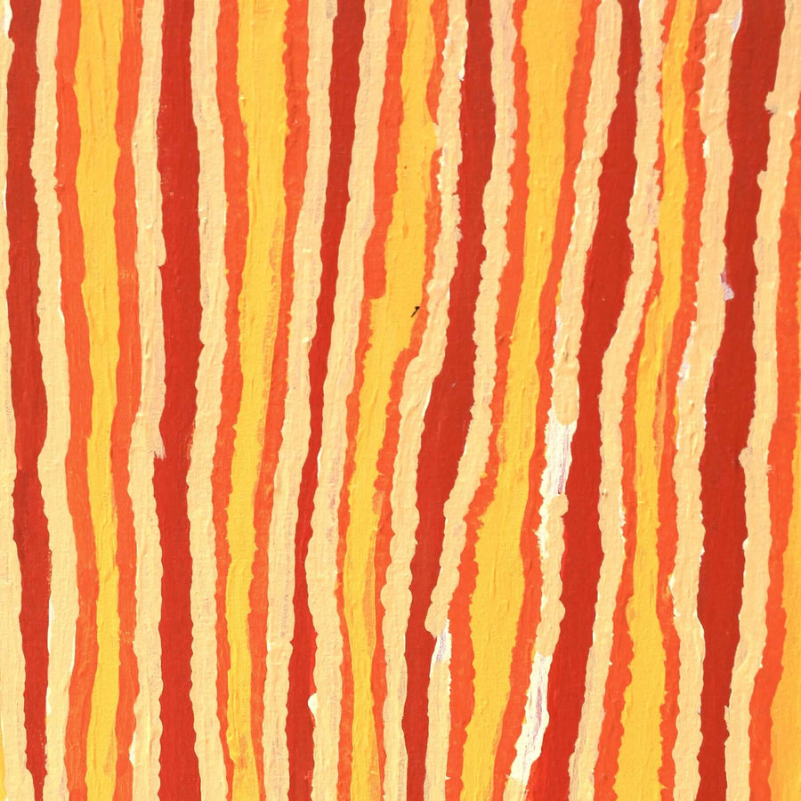 Aboriginal Artwork by Alice Nampitjinpa Dixon, Tali Tali - Sandhills, 100x40cm