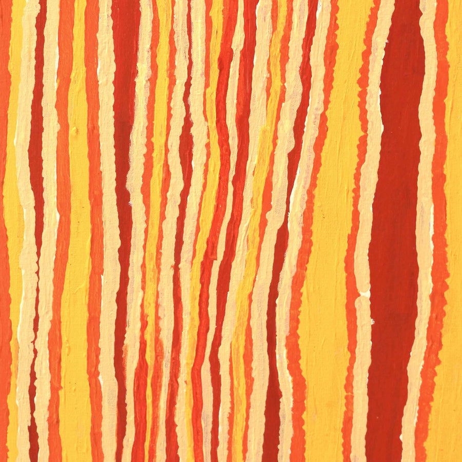 Aboriginal Artwork by Alice Nampitjinpa Dixon, Tali Tali - Sandhills, 100x40cm