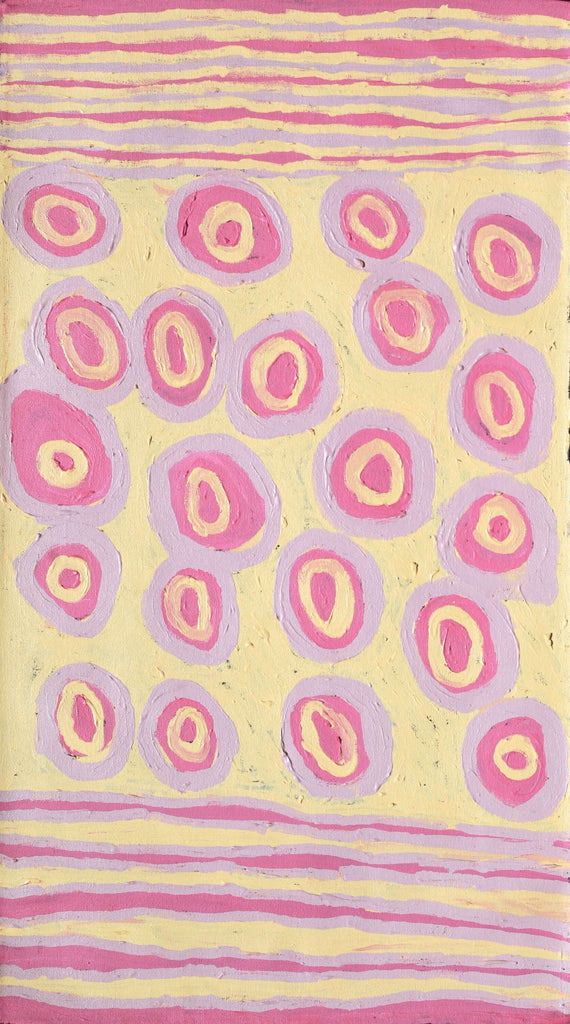 Aboriginal Artwork by Alice Nampitjinpa Dixon, Tali Tali - Sandhills, 90x50cm