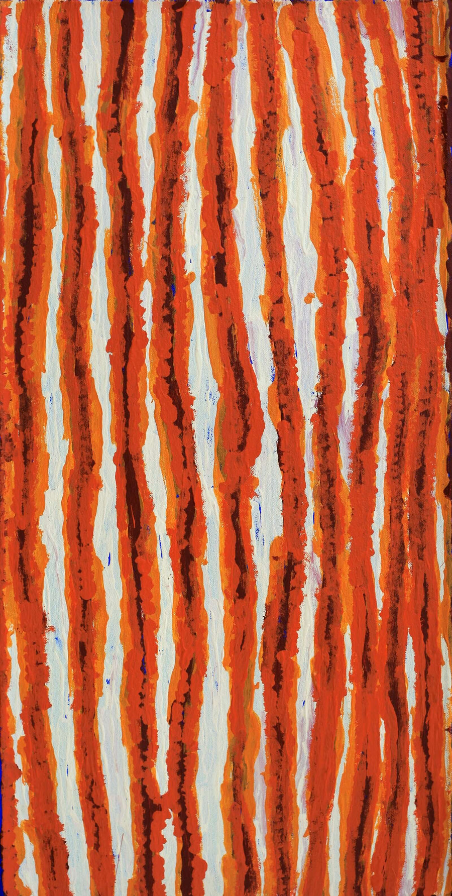 Aboriginal Artwork by Alice Nampitjinpa Dixon, Tali Tali - Sandhills, 60x30cm