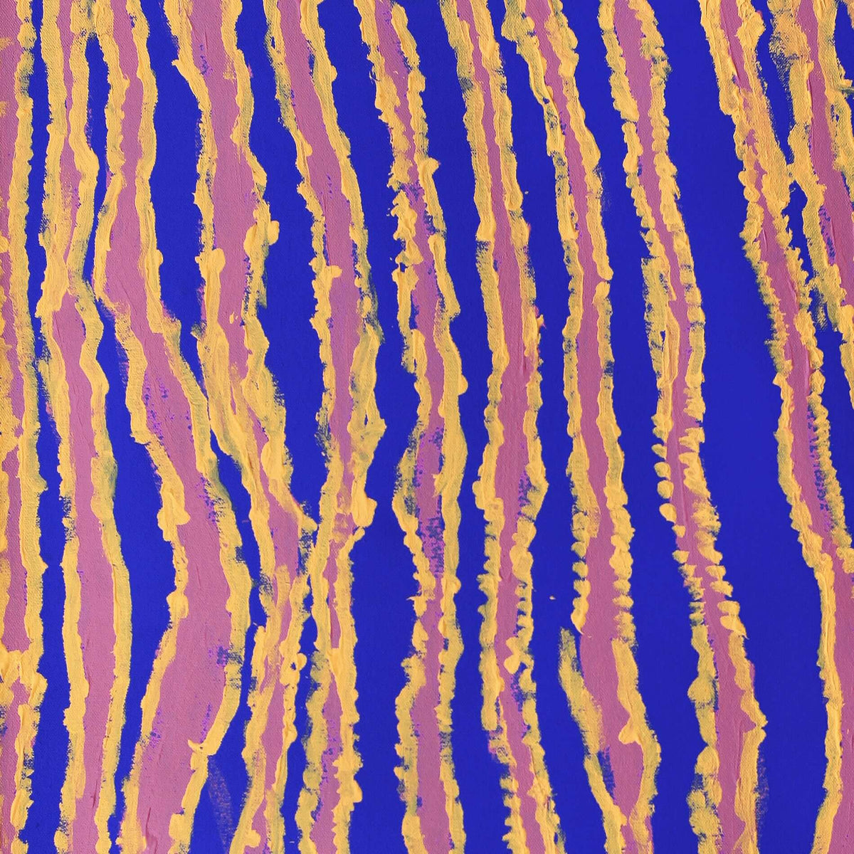 Aboriginal Artwork by Alice Nampitjinpa Dixon, Tali Tali - Sandhills, 70x50cm