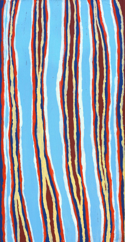Aboriginal Artwork by Alice Nampitjinpa Dixon, Tali - Sandhills, 80x40cm