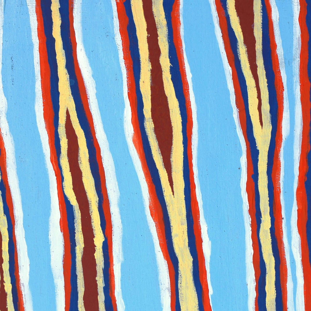 Aboriginal Artwork by Alice Nampitjinpa Dixon, Tali - Sandhills, 80x40cm