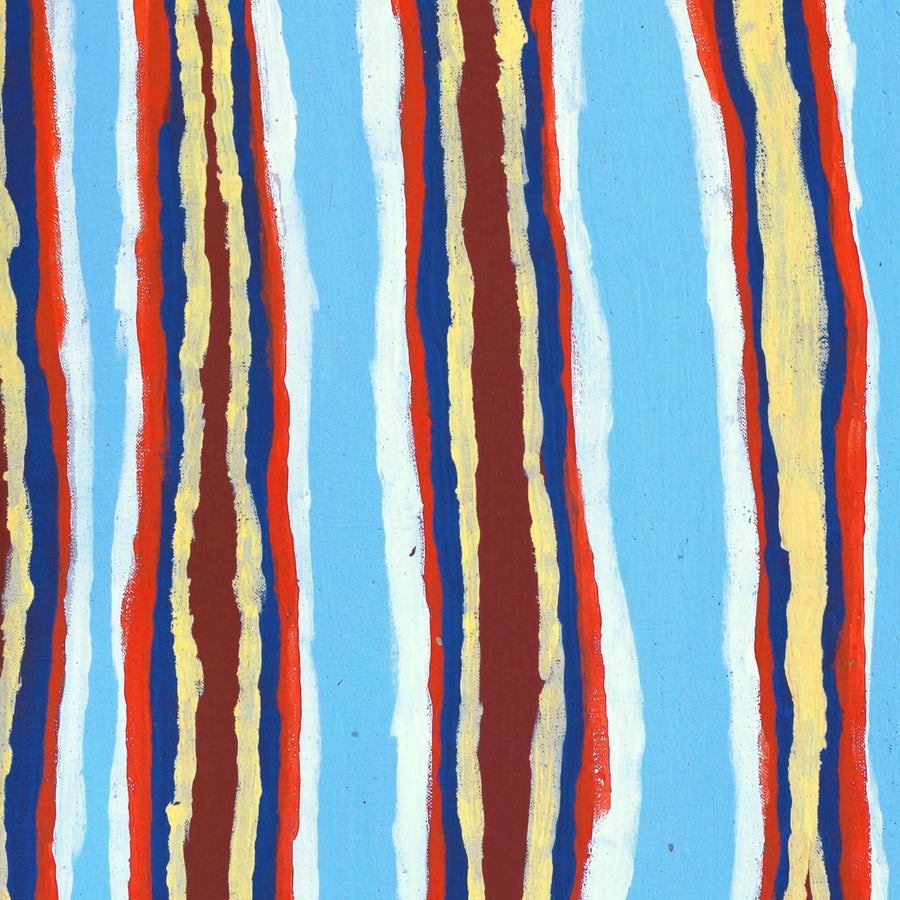 Aboriginal Artwork by Alice Nampitjinpa Dixon, Tali - Sandhills, 80x40cm
