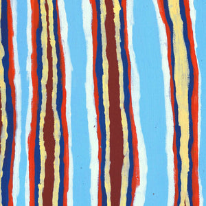 Aboriginal Art by Alice Nampitjinpa Dixon, Tali - Sandhills, 80x40cm - ART ARK®