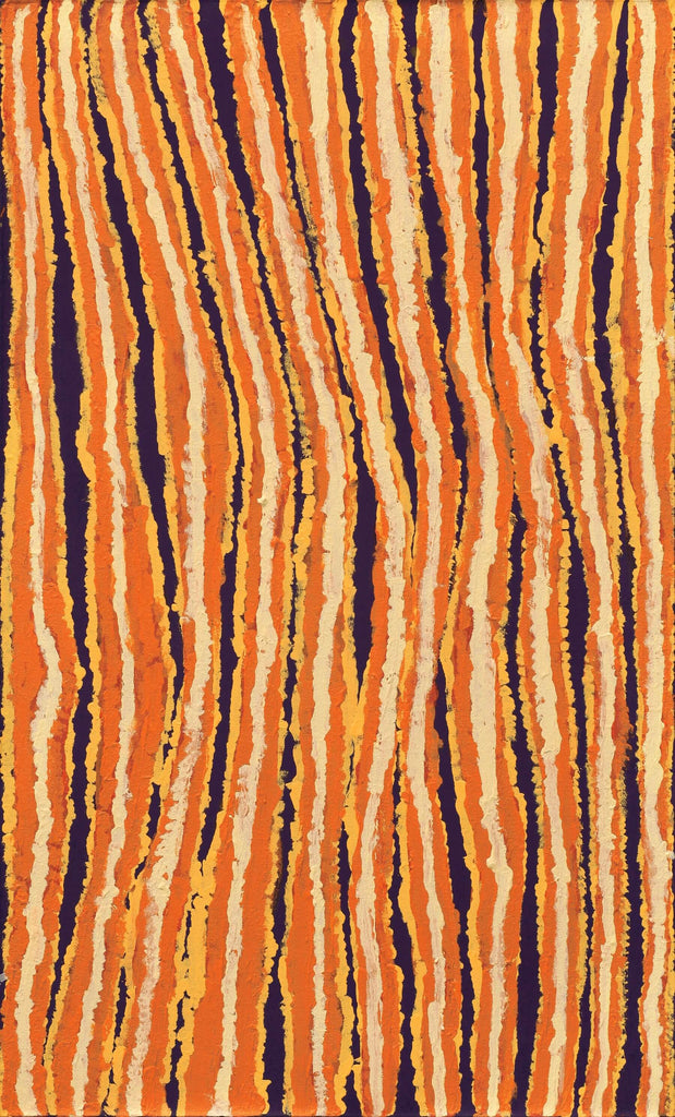 Aboriginal Artwork by Alice Nampitjinpa Dixon, Tali Tali - Sandhills, 91x55cm