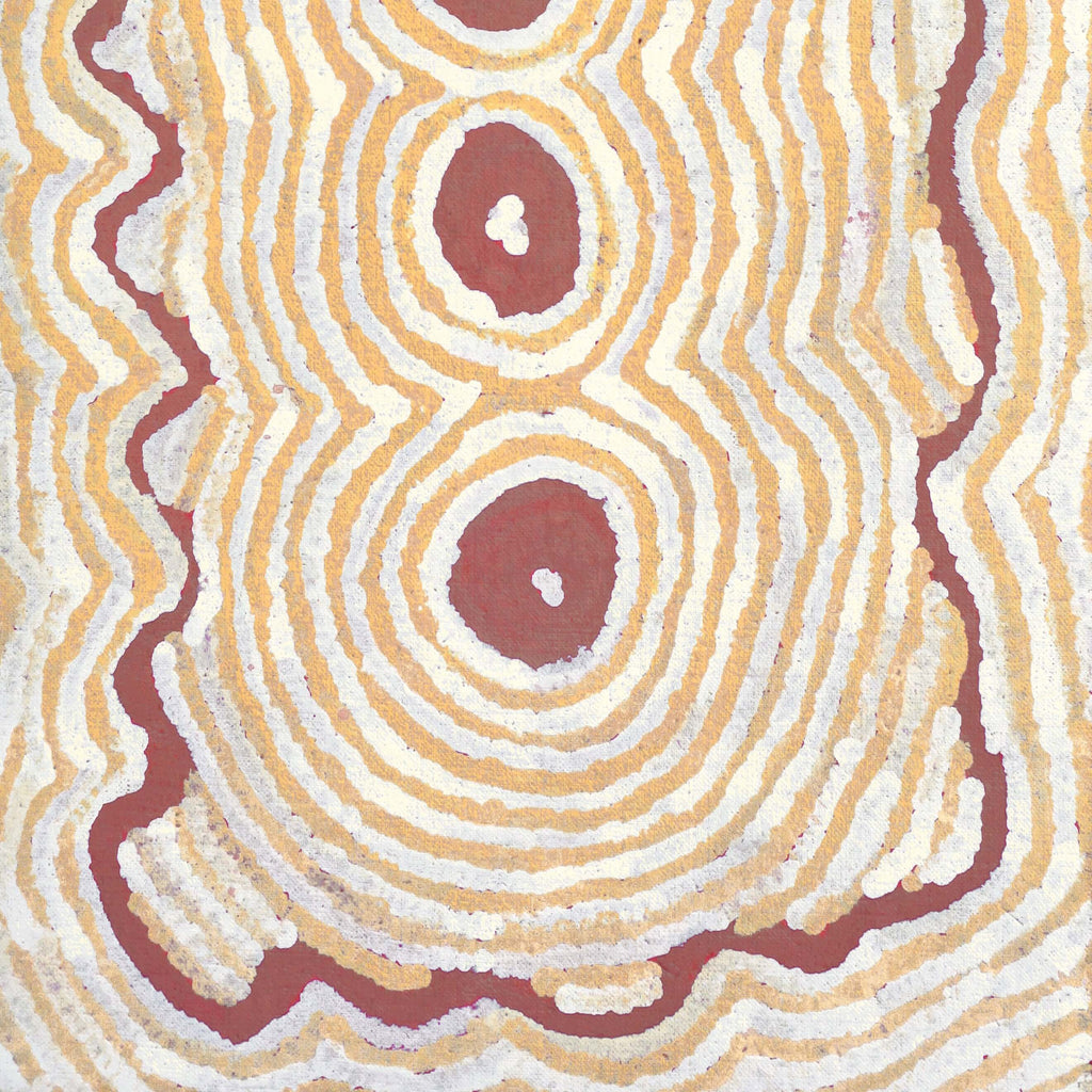 Aboriginal Artwork by Alice Nampitjinpa Dixon, Untitled, 76x40cm