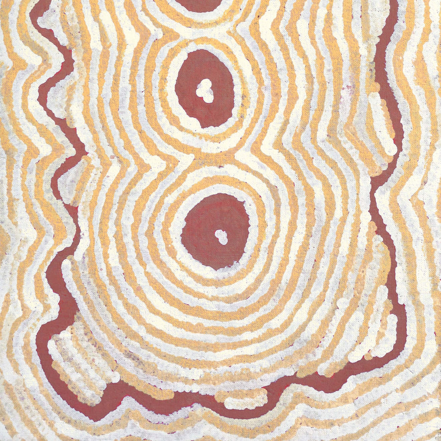 Aboriginal Artwork by Alice Nampitjinpa Dixon, Untitled, 76x40cm