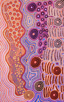 Aboriginal Art by Alice Nampijinpa Michaels, Lappi Lappi Jukurrpa, 122x76cm - ART ARK®