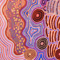 Aboriginal Artwork by Alice Nampijinpa Michaels, Lappi Lappi Jukurrpa, 122x76cm