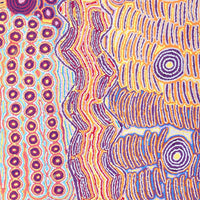 Aboriginal Artwork by Alice Nampijinpa Michaels, Lappi Lappi Jukurrpa, 152x91cm