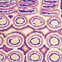 Aboriginal Artwork by Alice Nampijinpa Michaels, Lappi Lappi Jukurrpa, 30x30cm