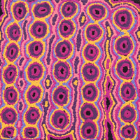 Aboriginal Artwork by Alice Nampijinpa Michaels, Lappi Lappi Jukurrpa, 30x30cm