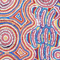 Aboriginal Artwork by Alice Nampijinpa Michaels, Lappi Lappi Jukurrpa, 61x46cm