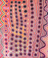 Aboriginal Artwork by Alice Nampijinpa Michaels, Lappi Lappi Jukurrpa, 91x76cm