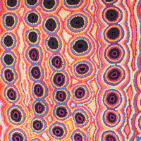 Aboriginal Artwork by Alice Nampijinpa Michaels, Lappi Lappi Jukurrpa, 91x76cm