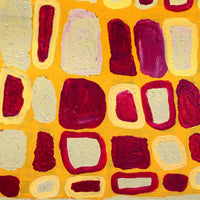 Aboriginal Artwork by Alice Nampitjinpa Dixon, Pura - Bush berries, 71x50cm