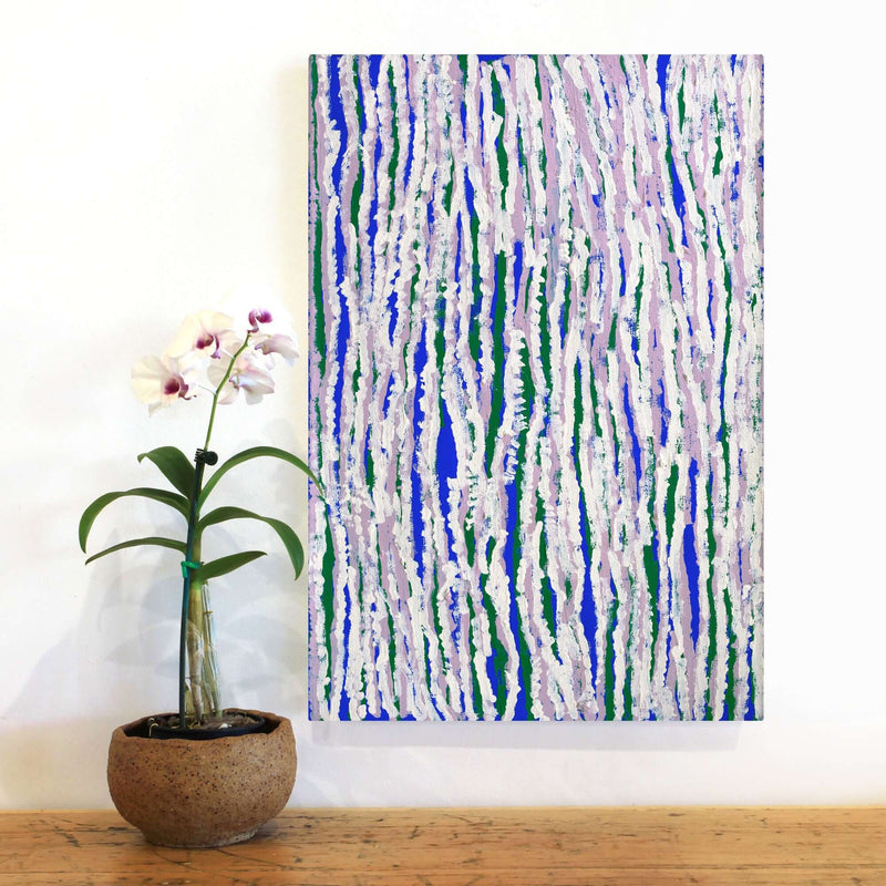 Aboriginal Artwork by Alice Nampitjinpa Dixon, Tali Tali - Sandhills, 60x40cm