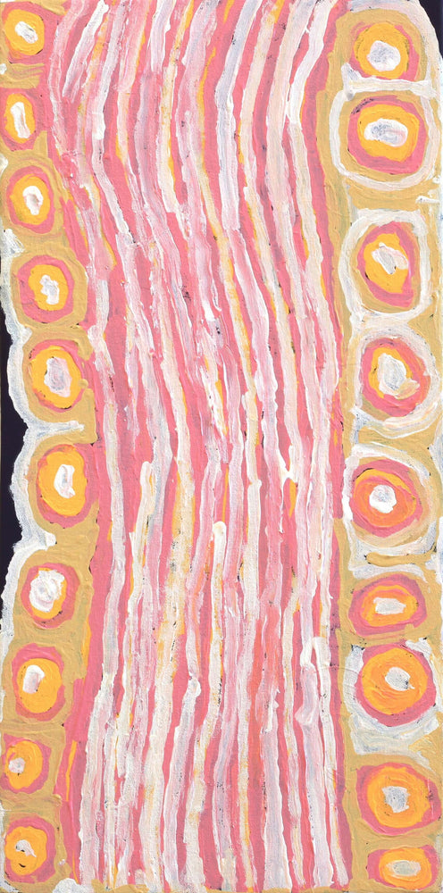 Aboriginal Artwork by Alice Nampitjinpa Dixon, Tali Tali - Sandhills, 60x30cm