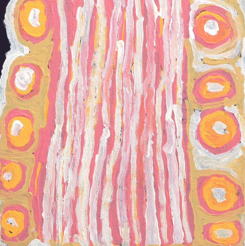 Aboriginal Artwork by Alice Nampitjinpa Dixon, Tali Tali - Sandhills, 60x30cm