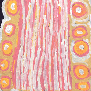 Aboriginal Art by Alice Nampitjinpa Dixon, Tali Tali - Sandhills, 60x30cm - ART ARK®