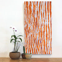 Aboriginal Artwork by Alice Nampitjinpa Dixon, Tali Tali - Sandhills, 80x40cm