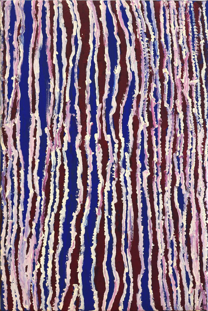 Aboriginal Artwork by Alice Nampitjinpa Dixon, Tali Tali - Sandhills, 75x50cm