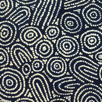 Aboriginal Art by Alicka Napanangka Brown, Yarla Jukurrpa (Bush Potato Dreaming), 46x46cm - ART ARK®