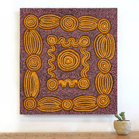 Aboriginal Artwork by Alison Watson, Irrunytju minyma, 61x56cm