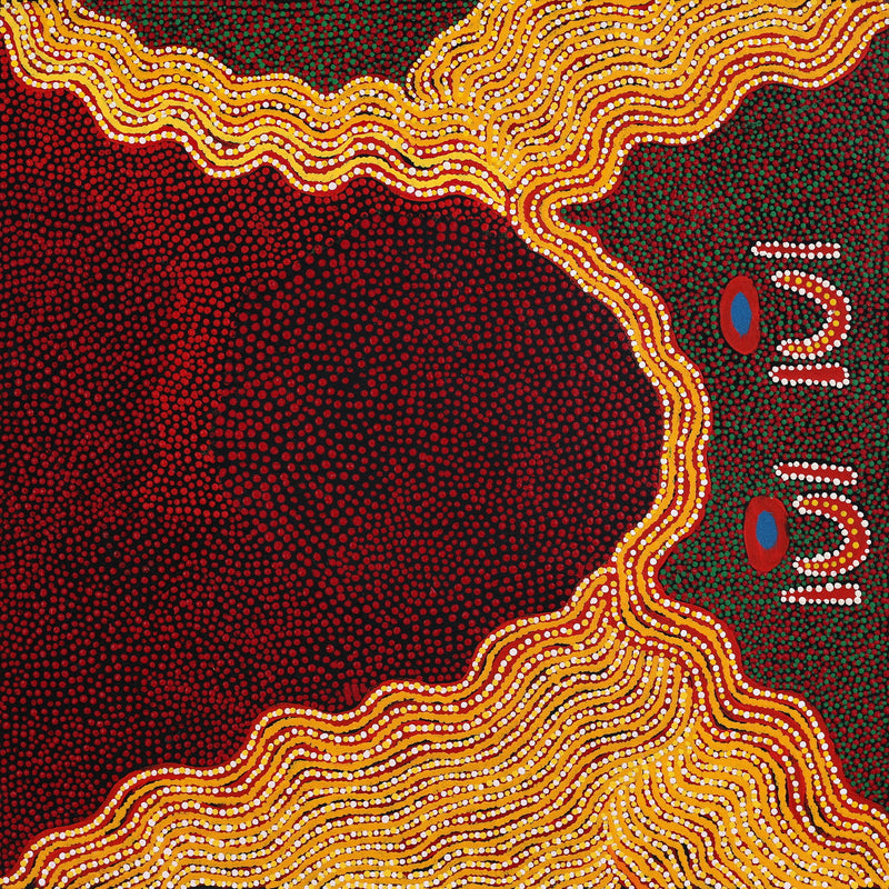 Aboriginal Artwork by Alison Watson, Irrunytju minyma, 61x61cm