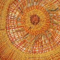 Aboriginal Artwork by Allison Cooper, Woven Mat, 140cm